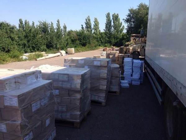 В Марьинском районе задержаны контрабандные продукты для ДНР