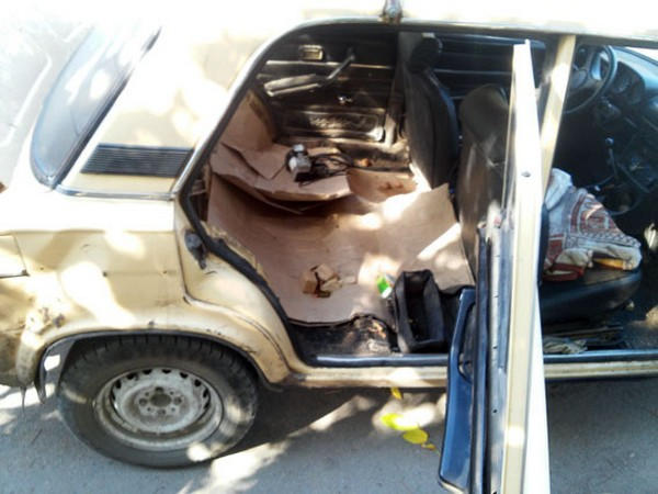 Житель Красногоровки ездил на автомобиле с гранатой