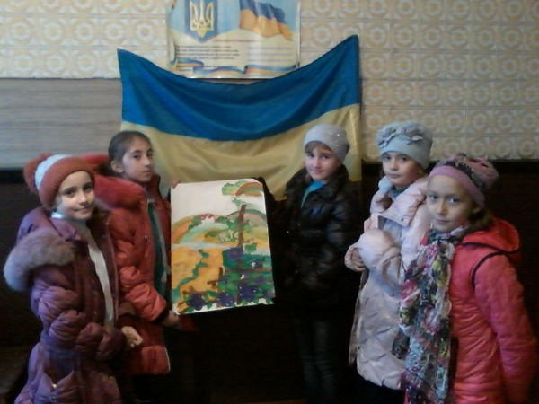 В Марьинском районе масштабно отметили годовщину Евромайдана