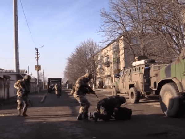 В Красногоровке в результате спецоперации СБУ задержаны 85 боевиков