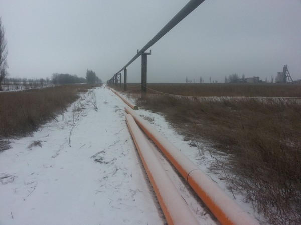 Как идет восстановление газопровода Марьинка - Красногоровка