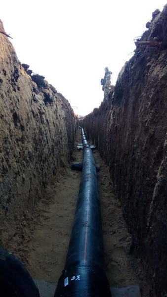 Восстанавление газопровода «Марьинка - Красногоровка» идет ускоренными темпами