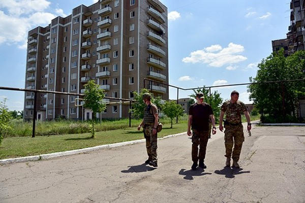 Начальник полиции Донецкой области проинспектировал прифронтовую Красногоровку