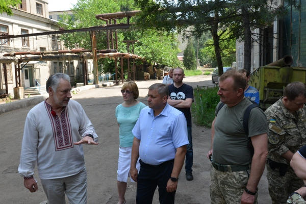 Павел Жебривский посетил Курахово и Красногоровку