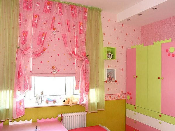 шторы в детскую комнату для девочки