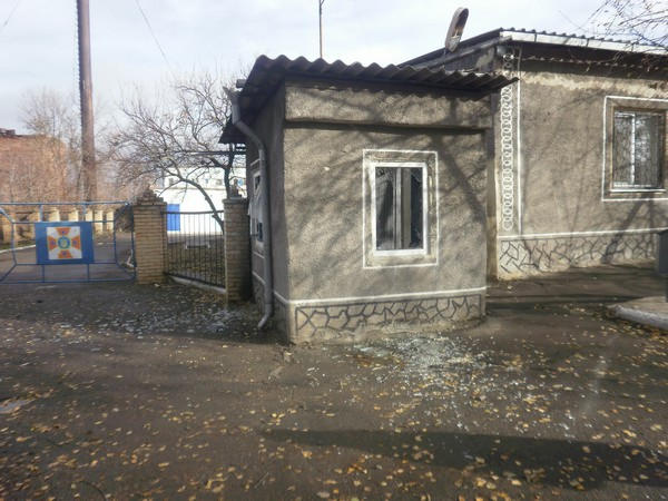 Пожарно-спасательную часть в Марьинке обстреляли из артиллерии