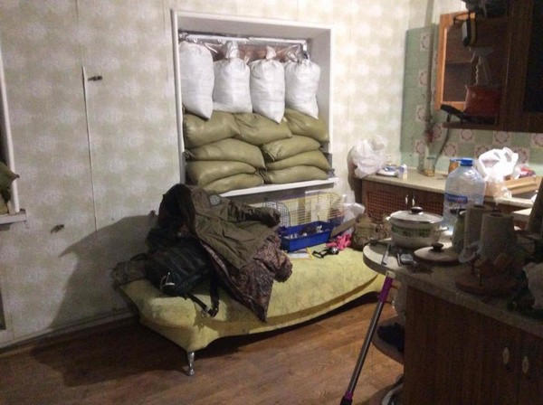 Боевики сожгли медицинскую часть «Госпитальеров» в Марьинке