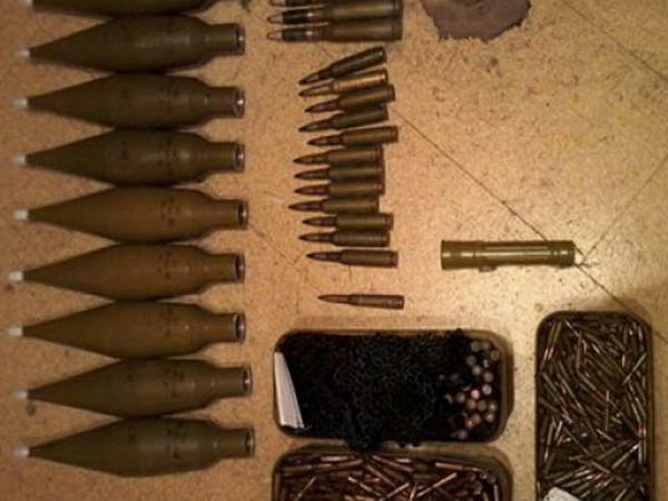 В районе Курахово обнаружен тайник с внушительным количеством боеприпасов