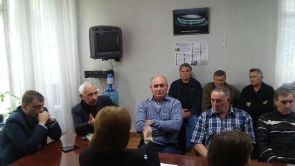 Мэр Угледара встретился с представителями союза шахтеров-инвалидов