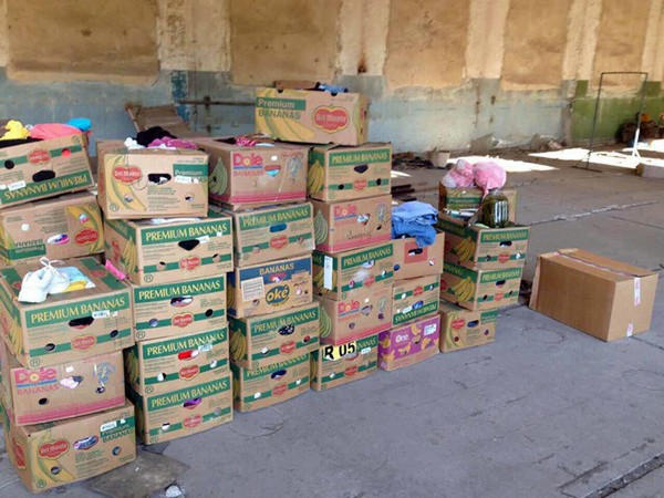 В Курахово подростки обокрали склад с гуманитарной помощью