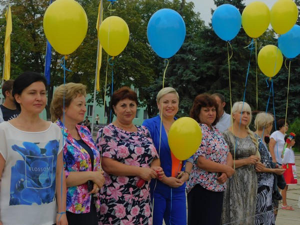 Как в Курахово отметили День Государственного флага Украины
