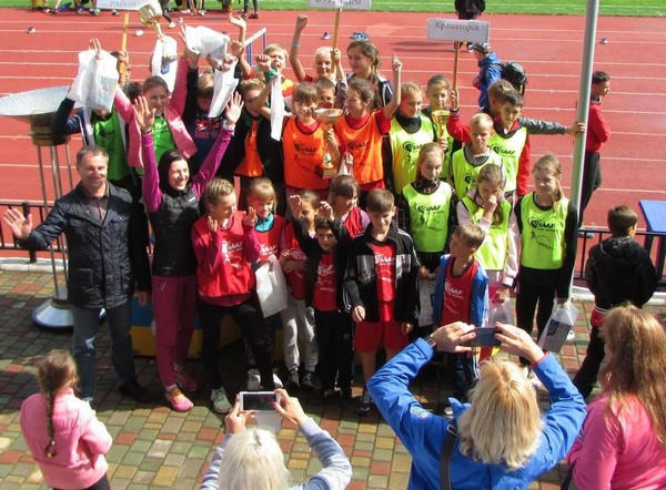 Юные спортсмены из Угледара стали чемпионами «Детской легкой атлетики»