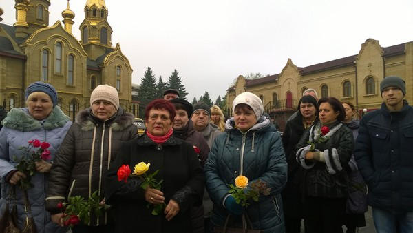 Как в Марьинке отметили День освобождения Украины от фашистских захватчиков