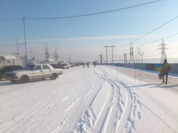 КПВВ «Марьинка» оказался не готов к приходу зимы