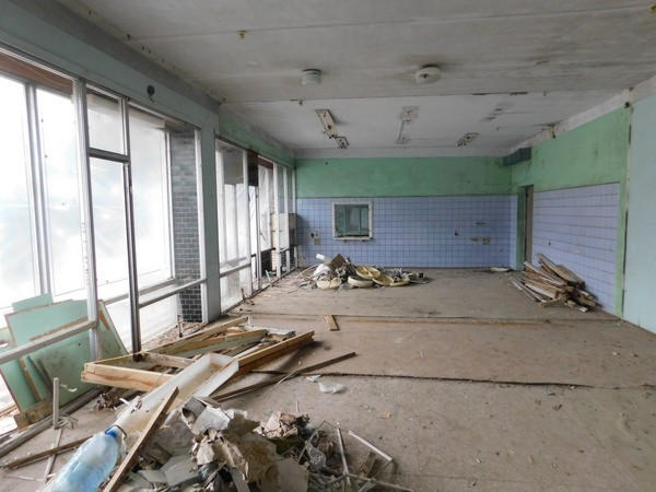 Как сейчас выглядит будущее помещение отделения Пенсионного фонда в Курахово