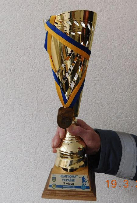 Футболист-ветеран привез в Курахово «бронзу» с Чемпионата Украины по футзалу