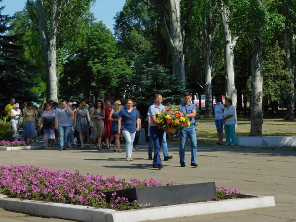 В Курахово почтили память жертв Второй Мировой войны