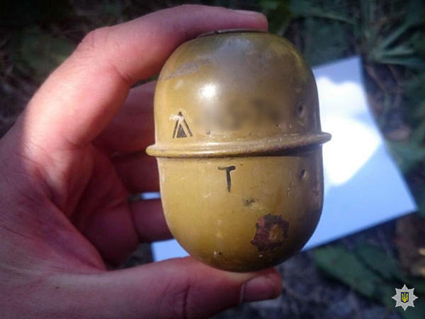 Житель Красногоровки оставил себе гранату «на всякий случай»
