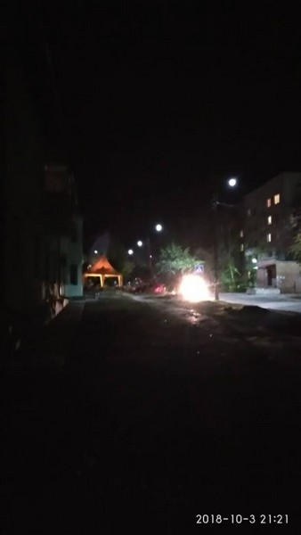В Курахово продолжаются работы по освещению улиц города