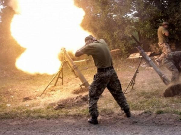 Боевики обстреляли Марьинский район из минометов