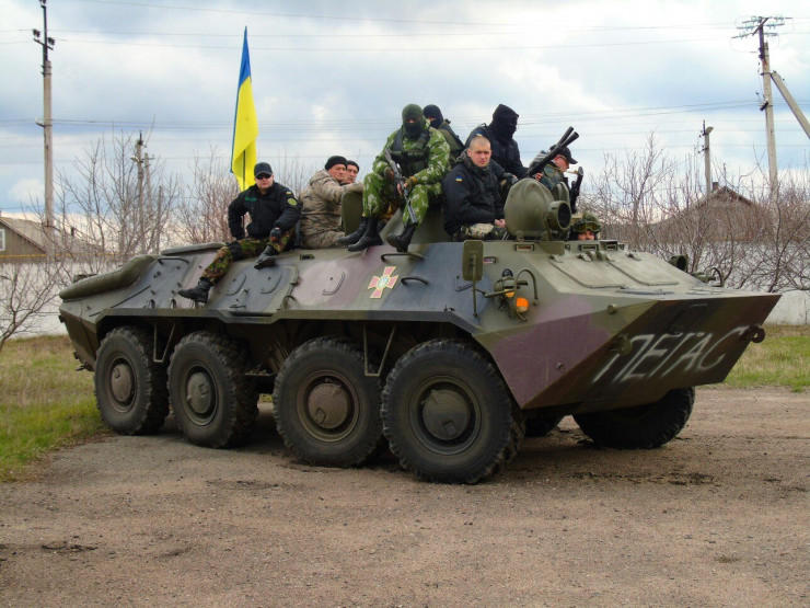 Наблюдатели ОБСЕ заметили украинскую бронетехнику в районе Марьинки