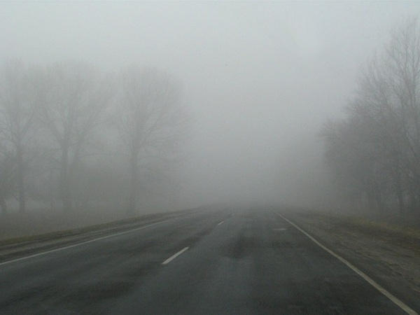 На Донетчину надвигается густой туман