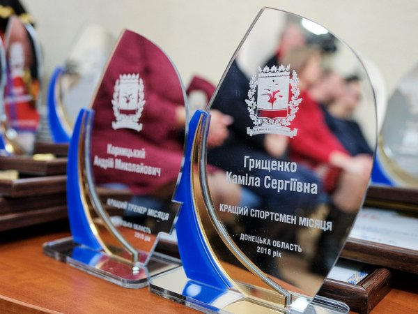 Глава Донетчины вручил спортсмену из Марьинского района сертификат на более чем 37 тысяч гривен