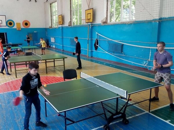 В Марьинке прошел открытый районный турнир по настольному теннису