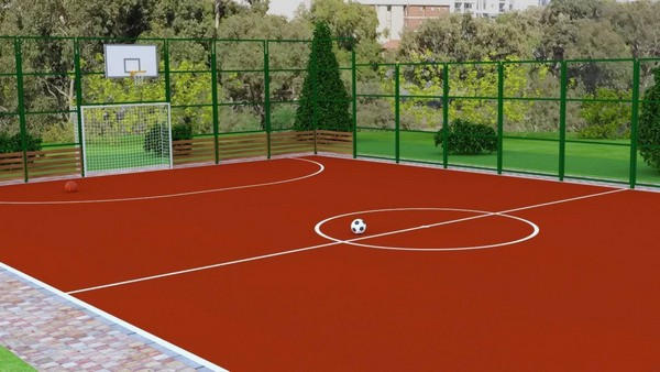В Угледаре появится еще одна современная спортивная площадка с искусственным покрытием