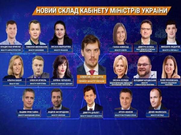 Кто вошел в состав нового правительства Украины