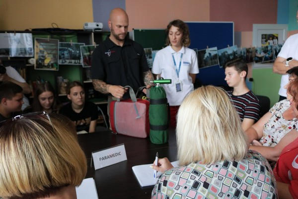 Представители ОБСЕ провели встречу с жителями прифронтовой Марьинки