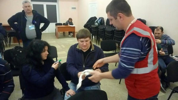 В Курахово проводят обучающие тренинги по оказанию первой помощи