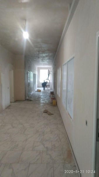 В Курахово завершается ремонт инфекционного отделения городской больницы