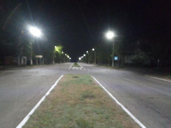С начала года в прифронтовой Марьинке осветили более 4 километров городских улиц