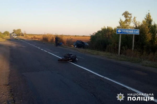 В Великоновоселковском районе автомобиль сбил 16-летнего мотоциклиста