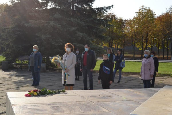 Как в Курахово отметили День защитника Украины