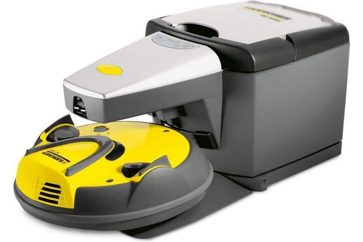 робот пилосос karcher зі станцією для самоочищення