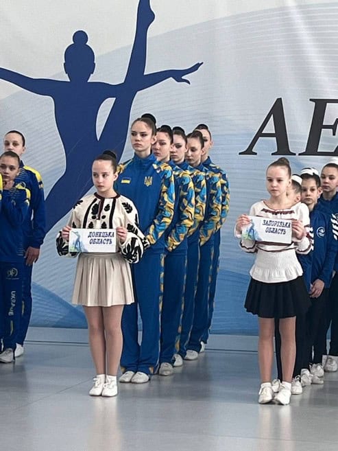 Кураховские спортсмены завоевали медали на Всеукраинских соревнованиях по спортивной аэробике «Кубок Королева – 2026»