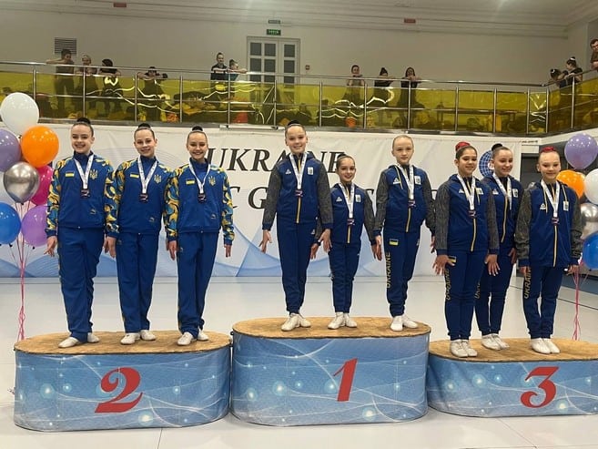 Кураховские спортсмены завоевали медали на Всеукраинских соревнованиях по спортивной аэробике «Кубок Королева – 2026»