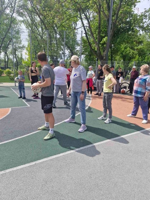 Для переселенців з Великоновосілківської громади влаштували сімейне свято в Олександрії