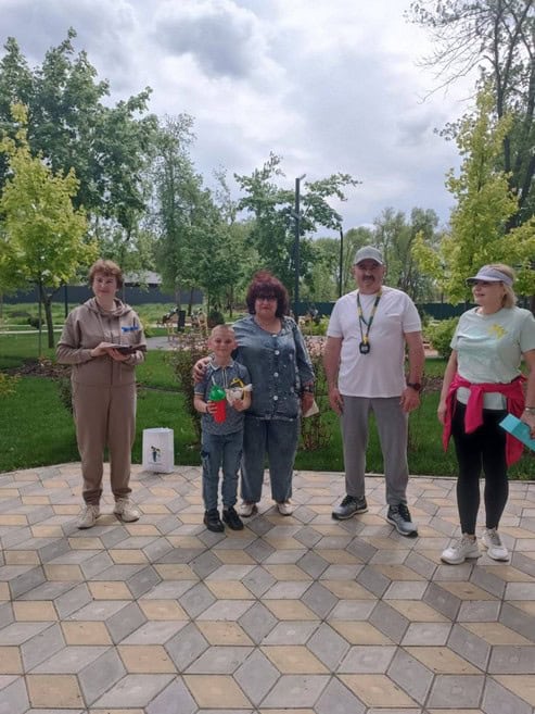 Для переселенців з Великоновосілківської громади влаштували сімейне свято в Олександрії