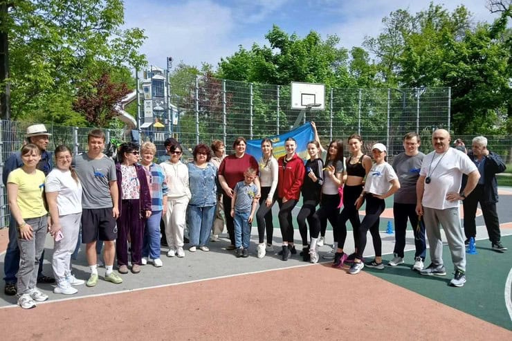 Для переселенців з Великоновосілківської громади влаштували сімейне свято в Олександрії